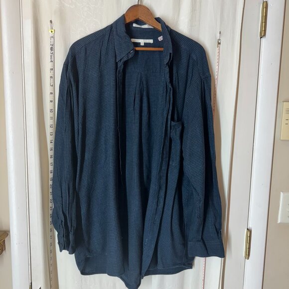 Vintage Perry Ellis Men's Flannel Like Shirt - Picture 1 of 8